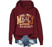 Sudadera His Mercy Rewrote My Story, camisa His Mercy Rewrote My Story, camisas divertidas para mujeres y hombres, Claret-1, L