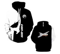 Sudadera Holgada con Capucha para Hombre Chaqueta C.a.n-a.m Primavera Y Otoño Bolsillo Chándal Prendas De Vestir Exteriores 3D Jersey-B||XX_l