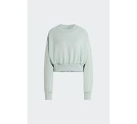 adidas Donna Soft Lux Sweatshirt, Wonder Sage, XS
