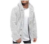 Sudadera Hombre con Capucha Deportiva Chaqueta Hombre Invierno Polar Entretiempo Básica Sueter Sudadera Ropa De Trabajo Termicas Casual Hoodie Sweatshirt(Gris,M)