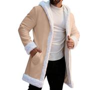 Sudadera Hombre Con Capucha Navideña Cardigan Con Cremallera Estampado Reno Suéter Sudadera Con Capucha Ropa De Invierno Suéteres Navideños Forro Polar Cálido Para Esquí Viaje