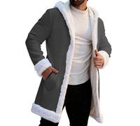Sudadera Hombre Con Capucha Navideña Cardigan Con Cremallera Estampado Reno Suéter Sudadera Con Capucha Ropa De Invierno Suéteres Navideños Forro Polar Cálido Para Esquí Viaje