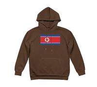 Sudadera Hombre Corea del Norte Forro Polar Corea del Norte Bandera Sobredimensionada Letras Gráficas Cuello Redondo Manga Larga Corte Holgado Sudaderas Variados Colores Size S A 3XL