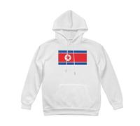 Sudadera Hombre Corea del Norte Forro Polar Corea del Norte Bandera Sobredimensionada Letras Gráficas Cuello Redondo Manga Larga Corte Holgado Sudaderas Variados Colores Size S A 3XL