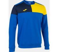 Sudadera de fútbol joma crew v royal hombre/niño amarillo marino 11 - 12 AÑOS