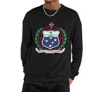 Sudadera Hombre Cuello Redondo Pullover Hoodie Sweatshirt Top Estado Independiente De Samoa Bandera Nacional Work Wear Cálida Suave Manga Larga Térmica Casual para Todas Las Estaciones Pareja