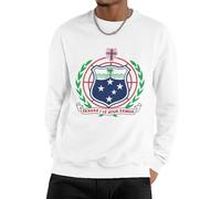 Sudadera Hombre Cuello Redondo Pullover Hoodie Sweatshirt Top Estado Independiente De Samoa Bandera Nacional Work Wear Cálida Suave Manga Larga Térmica Casual para Todas Las Estaciones Pareja
