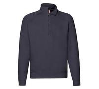 Sudadera Hombre Fruit of the Loom Algodón Egipcio Mezcla Jersey 1/4 Zip
