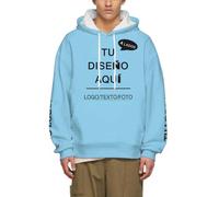 Sudadera Hombre Personalizado Sudaderas Hombres con Capucha Personalizada Unisex Diseña tu logo, foto o texto Pareja Sweatshirt Personalizada Regalo original para cualquier ocasión Navidad, Cumpleaños