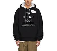 Sudadera Hombre Personalizado Sudaderas Hombres con Capucha Personalizada Unisex Diseña tu logo, foto o texto Pareja Sweatshirt Personalizada Regalo original para cualquier ocasión Navidad, Cumpleaños