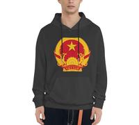 Sudadera Hombre Vietnam Sudadera Vietnam Emblema Nacional Sobredimensionada Letras Gráficas Cuello Redondo Manga Larga Corte Holgado Sudaderas Variados Colores Size S A 4XL