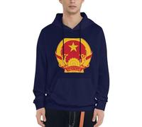 Sudadera Hombre Vietnam Sudadera Vietnam Emblema Nacional Sobredimensionada Letras Gráficas Cuello Redondo Manga Larga Corte Holgado Sudaderas Variados Colores Size S A 4XL