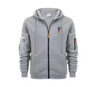 Sudadera informal de manga larga con bolsillos para hombre para otoño e invierno, sudadera con capucha de manga larga con estampado 2D, sudadera para exteriores, ropa de trabajo para exteriores