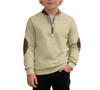 Sudadera Informal de Manga Larga con Capucha para bebés en Colores Puros y Jersey de Invierno n30