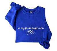 Sudadera informal de manga larga para mujer Be the Light, sudadera de gran tamaño para mujer, azul, L