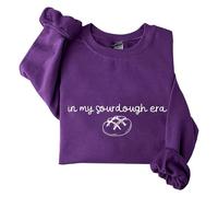 Sudadera informal de manga larga para mujer Be the Light, sudadera de gran tamaño para mujer, Morado (, XL