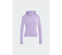 adidas Mujer Adi365 Running Essentials Winterized Hooded Long Sleeve Sweatshirt, Magic Lilac, M