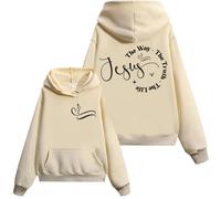Sudadera Jesus The Way The Truth The Life, The Way The Truth The Life, camiseta Christian Jesus para mujer y hombre, Khika-1, M