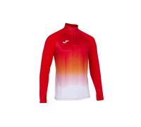 Joma Elite VII Sudadera Running, Niños, Rojo-Blanco, 4XS-3XS