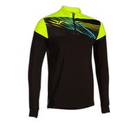 Sudadera de running joma elite x hombre/niño negro amarillo flúor 2XL