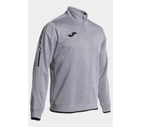Sudadera 1/2 Cremallera Hombre Joma Olimpiada 103708 Confortable - Talla: S, Color: Gris Melange Negro