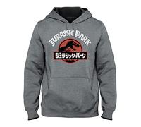 Sudadera Jurassic Park - Japanese Logo, Gris Multicolor, S