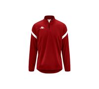 Kappa Dolvole - Sudadera para Hombre, Color Rojo, Talla XL, Rojo y Blanco, XL