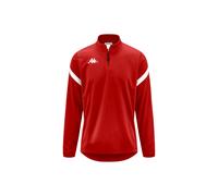 Kappa Dolvole - Sudadera para Hombre, Color Rojo, Talla 4XL, Rojo y Blanco, XXXXL