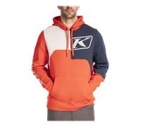 Sudadera Klim Cliff Hanger Rojo Ardiente/Azul VestidoXL Rojo Ardiente,Azul Vestido