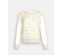 Sudadera LIU-JO Mujer Sudadera Animal Print TF5172 A4351 Blanco