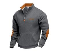 Sudadera Manta Hombre, Anorak Sudadera Talla Grande, Grande Oversize Felpa Tallas Chaqueta Deportiva, Montaña Barato Regalo Chándales Basica Jersey Negro Hombre, XL