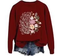Sudadera Mental Health Matters, Sudadera de Salud Mental, Sudadera de Cuello Redondo Mental Health Matters, Unisex, Burdeos, M