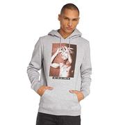 Sudadera MISTER TEE O.G.C.J.M para hombres y adolescentes, sudadera con capucha y diseño 2Pac (Sudadera Tupac con capucha y bolsillo a la altura del estómago), color gris, hombre, MT362, gris, extra-large