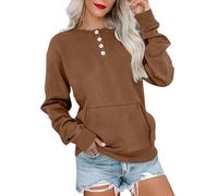 Sudadera Mujer Camisas de Manga Larga para Mujer Casual Plus Talla Grande Cuello Redondo Suéter 2026 Otoño Camisa de Moda Ropa de Invierno Otoño Puli Tops Blusa Túnica Mujeres Sudaderas con Capucha