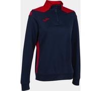 Joma Championship VI Sudadera, Mujer, Marino-Rojo, M