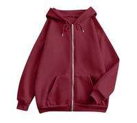Sudadera Mujer Con Cremallera Y Capucha Casual - Ropa Mujer Primavera 2026 Elegante Top Ligero Deportivo Sudaderas Moda Bolsillos Color Sólido Suave Invierno Running Oversize Hoodie Outdoor Fitness