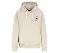 Sudadera mujer con diseño divertido de tazas de café y croissant.