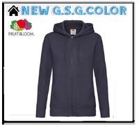 Sudadera Mujer Lady-Fit Con Capucha Y Cierre Con Bolsillo Tipo Canguro Frontal