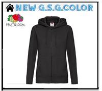 Sudadera Mujer Lady-Fit Con Capucha Y Cierre Con Bolsillo Tipo Canguro Frontal