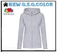 Sudadera Mujer Lady-Fit Con Capucha Y Cierre Con Bolsillo Tipo Canguro Frontal