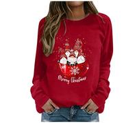 Sudadera Mujer Sin Capucha Navidad - NavideñA Talla Grande Sueter Sudadera Personalizada Mujer OtoñO Invierno Casual SuéTer Elegante Original Adolescente Chica Sudadera NavideñA Talla Grande Sueter