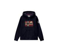 NAPAPIJRI Sudadera 'B-ARCHIVE' beige / navy / rojo oscuro S EUR
