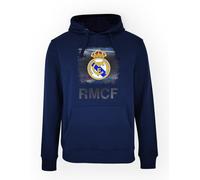 Sudadera Navy - Real Madrid CF Metallic Logo - Official Licensed Product - Talla L