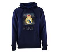 Sudadera Navy - Real Madrid CF Metallic Logo - Official Licensed Product - Talla M