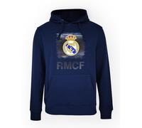 Sudadera Navy - Real Madrid CF Metallic Logo - Official Licensed Product - Talla XXL
