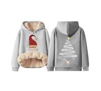 Sudadera Negra Capucha,Ugly Christmas Sweater,Lamb Wool Round Neck Hoodie For Men Winter Youth Thick Warm Solid Color Hooded Top Plus Size Coat For Men Sudadera Mujer Capucha (GY2, L)