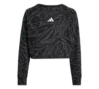 SUDADERA NEGRA NIÑA ADIDAS