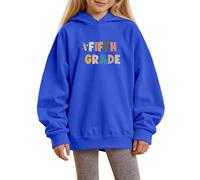 Sudadera Niño 10789 Años - Y para S para Uso Diario Y Fiestas con Capucha Suave Y Cómoda para De 1 A 14 Años Temporadas De Otoño E Invierno (Blue 11-12Years)