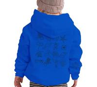 Sudadera Niño 876 Años - Sweats À Capuche Et Sweats Pour Filles Pour Les Tout-Petits Et Les Adolescents Pulls Doux Et Confortables Avec Capuche Pour Un Usage Quotidien Tenue (Blue 11-12 Years)
