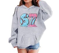 Sudadera Niño con Capucha 569 Años - con Capucha De Moda para S Suéter De Invierno con Estampado De Hielo para Ropa De Abrigo Informal De Polar Suave (Grey 2-3 Years)